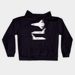 Space Shuttle Kids Hoodie